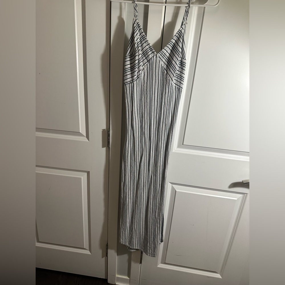 Amuse Society Monochrome Strapless Dress